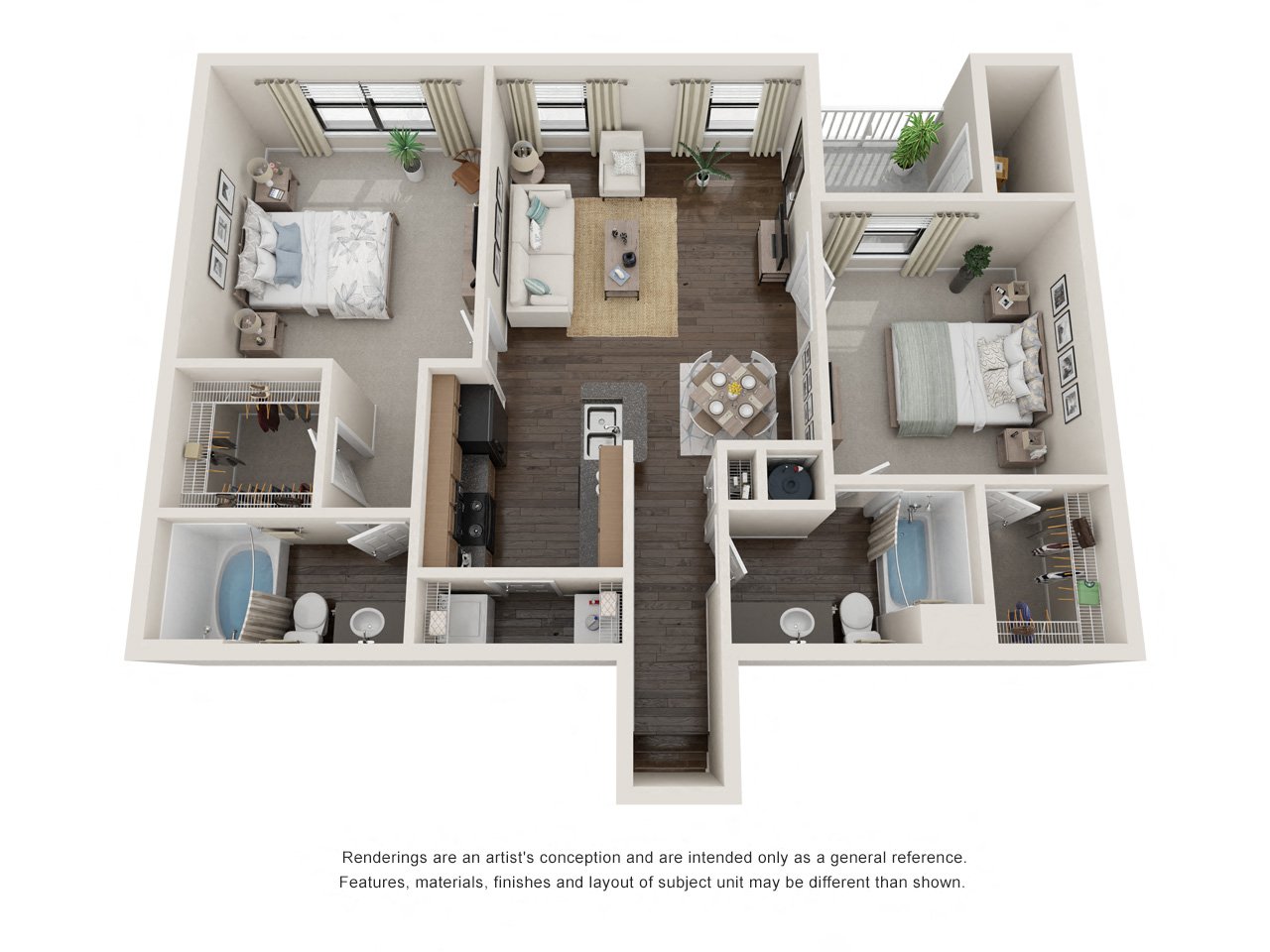 B3 Upper floorplan layout