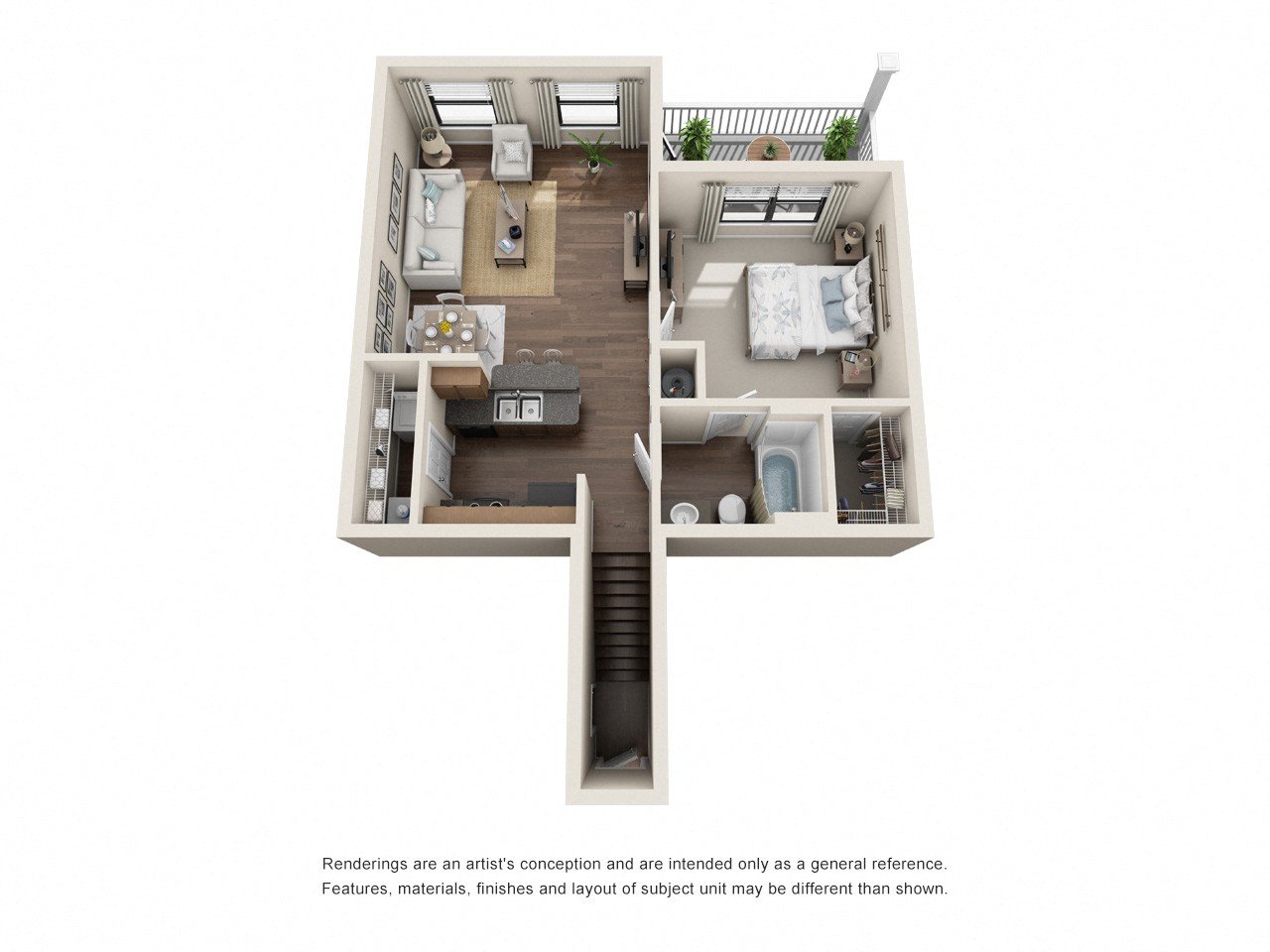 A2 Upper floorplan layout