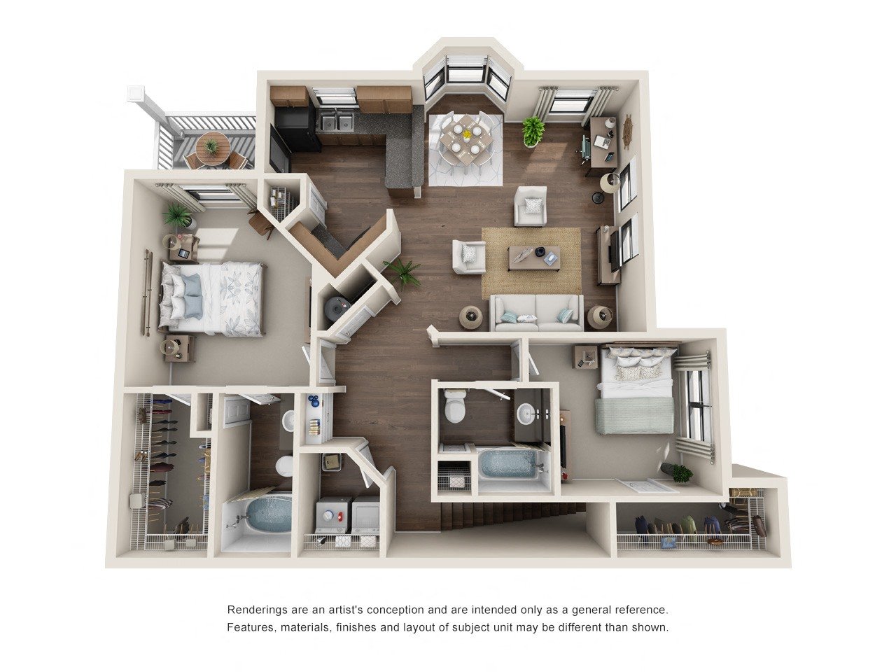 B6 Upper floorplan layout