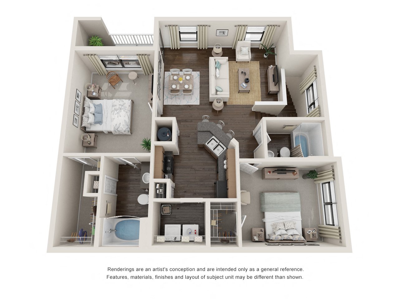 B4 Upper floorplan layout