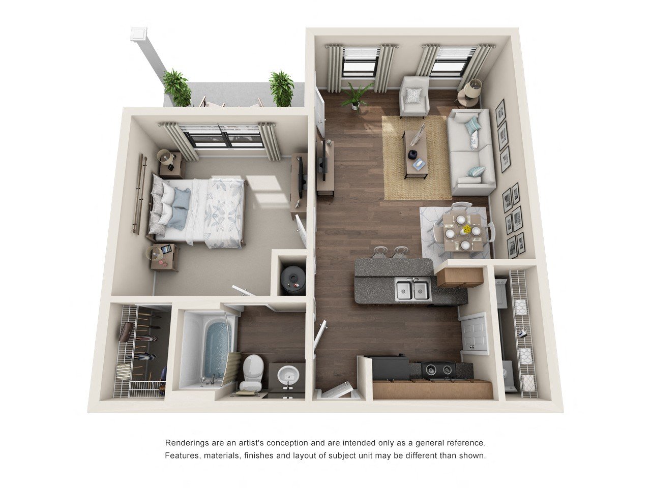 A1 Lower floorplan layout