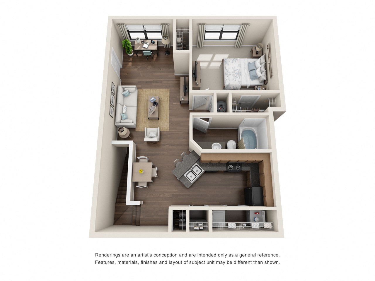 A4 Upper floorplan layout