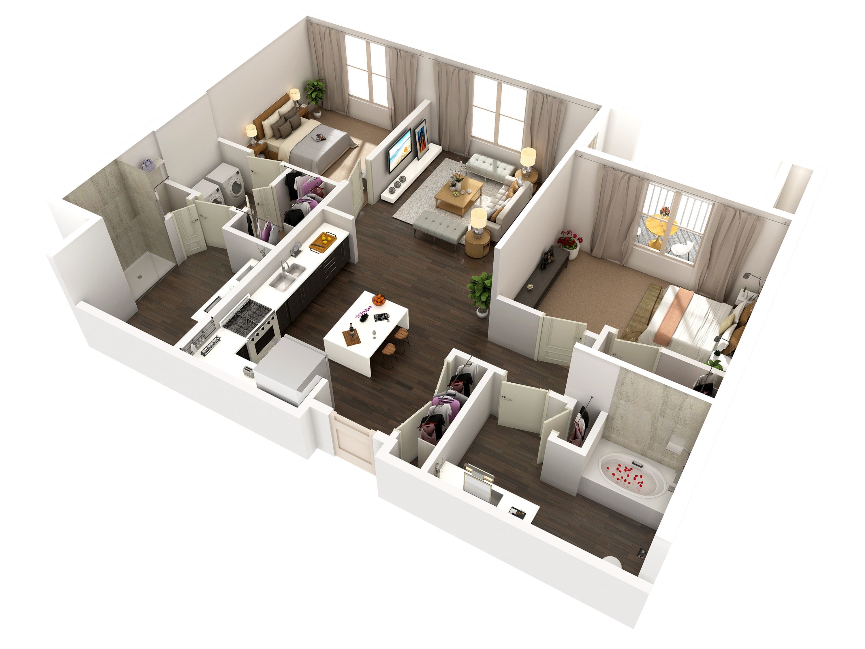 B2 floorplan layout