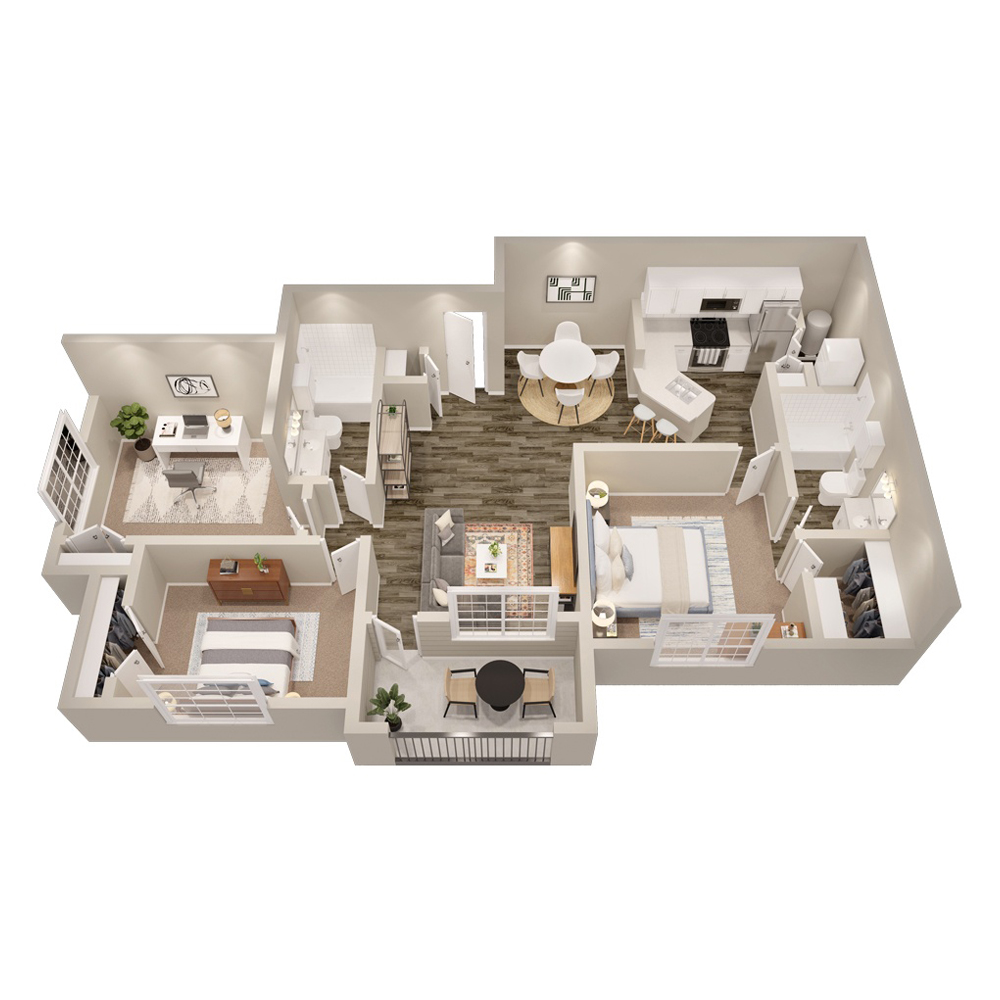 Caroline floorplan layout