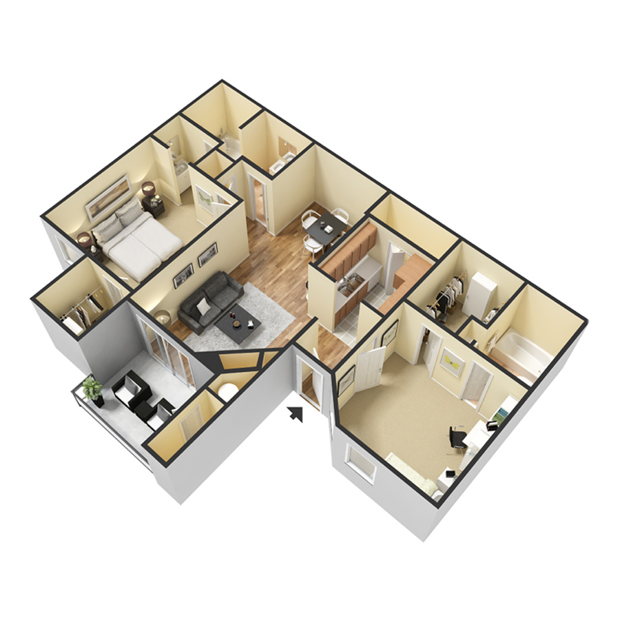 B1 floorplan layout