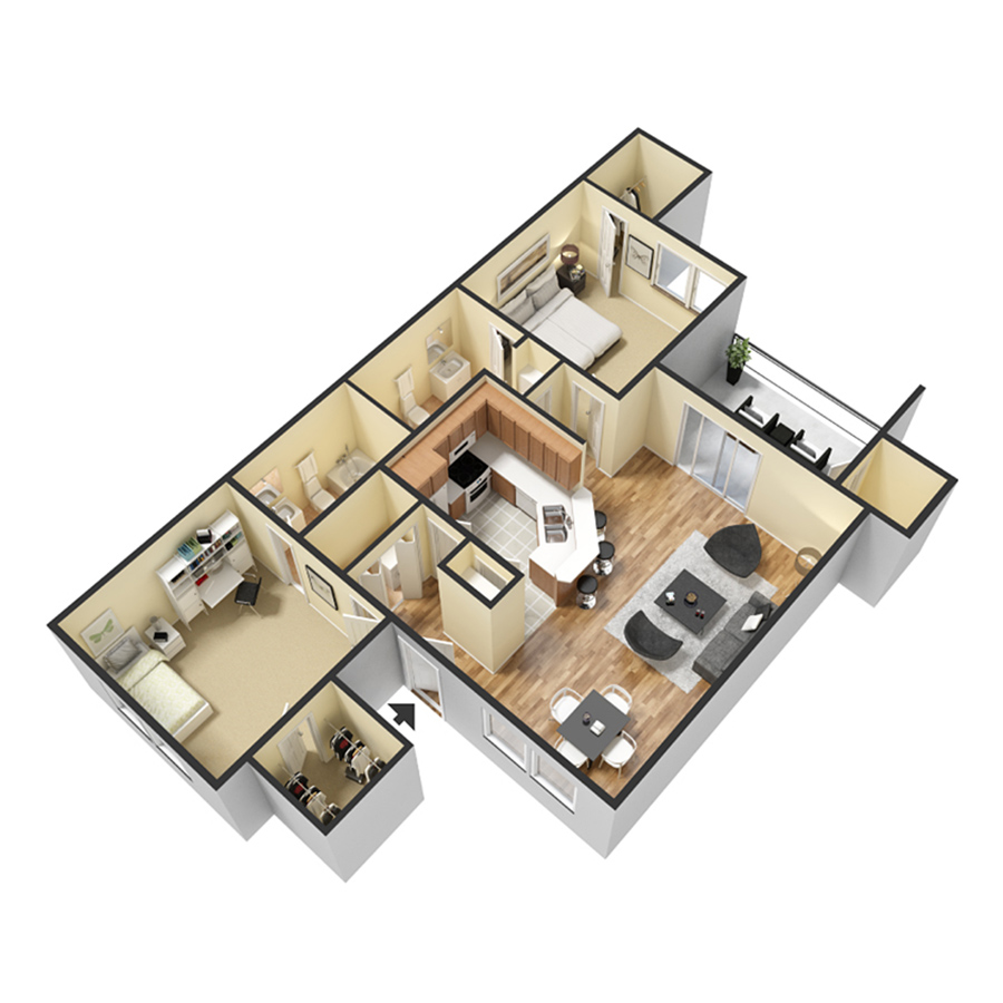 B2 floorplan layout