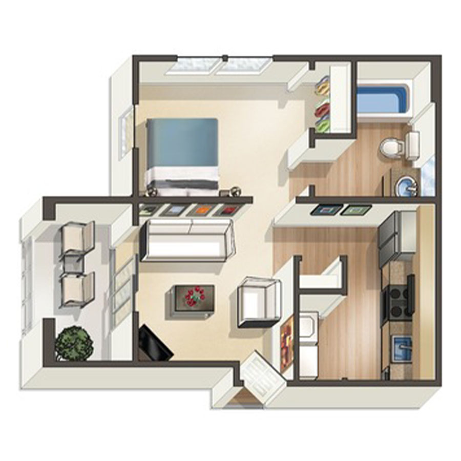A1 floorplan layout