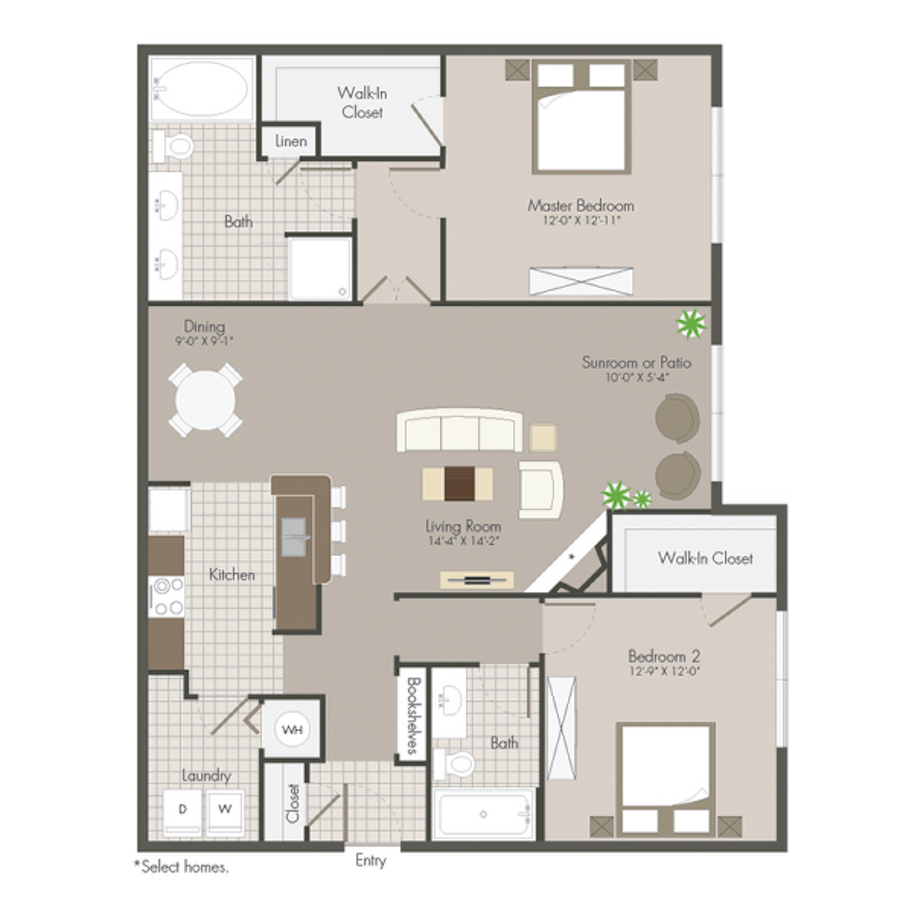 B3 floorplan layout