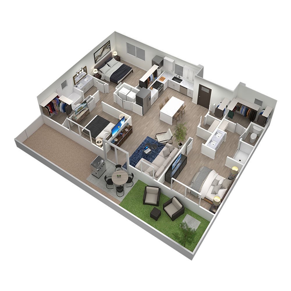 Pinnacle floorplan layout