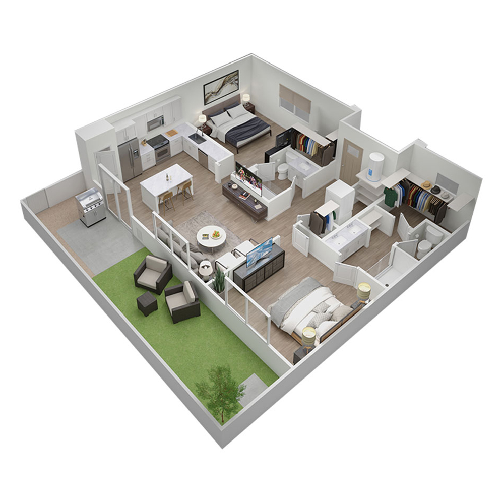 Elevate floorplan layout