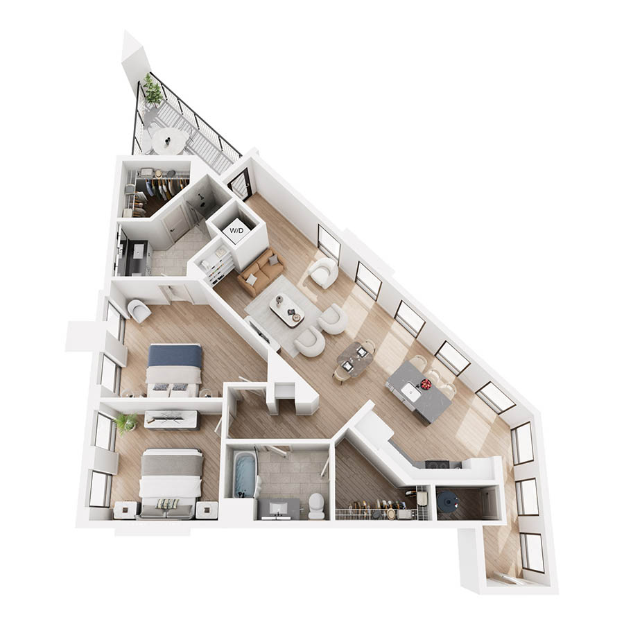 B2 floorplan layout