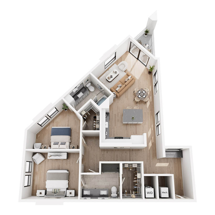 B6 floorplan layout