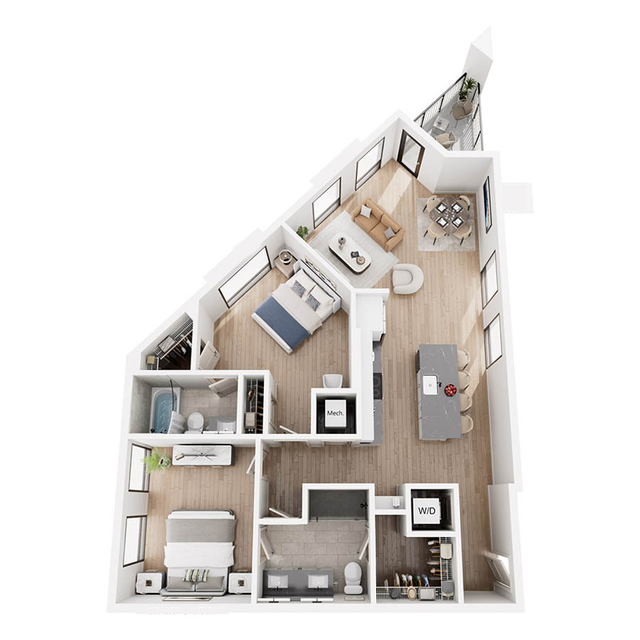 B1 floorplan layout