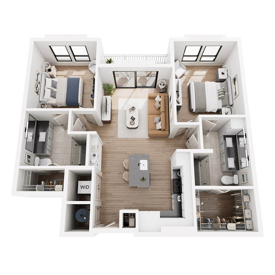 B3 floorplan layout