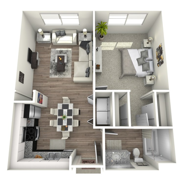 Plan A floorplan layout