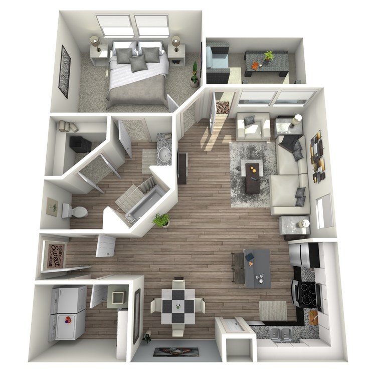 Plan B floorplan layout