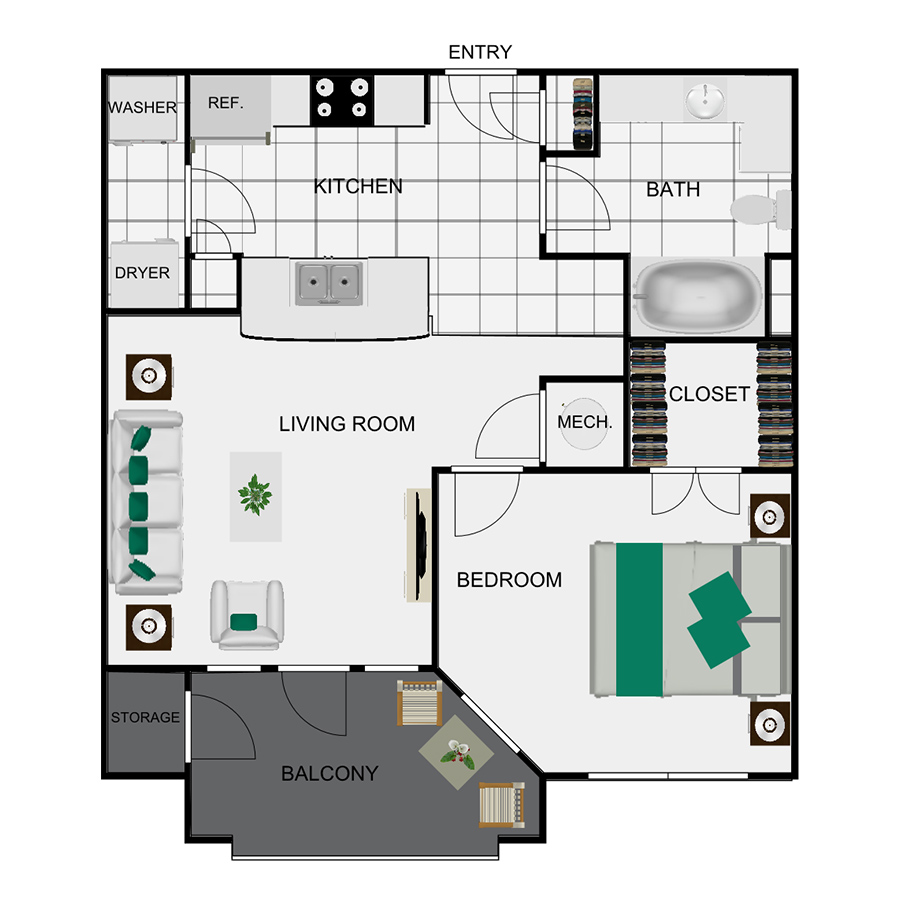 A1.P8 floorplan layout