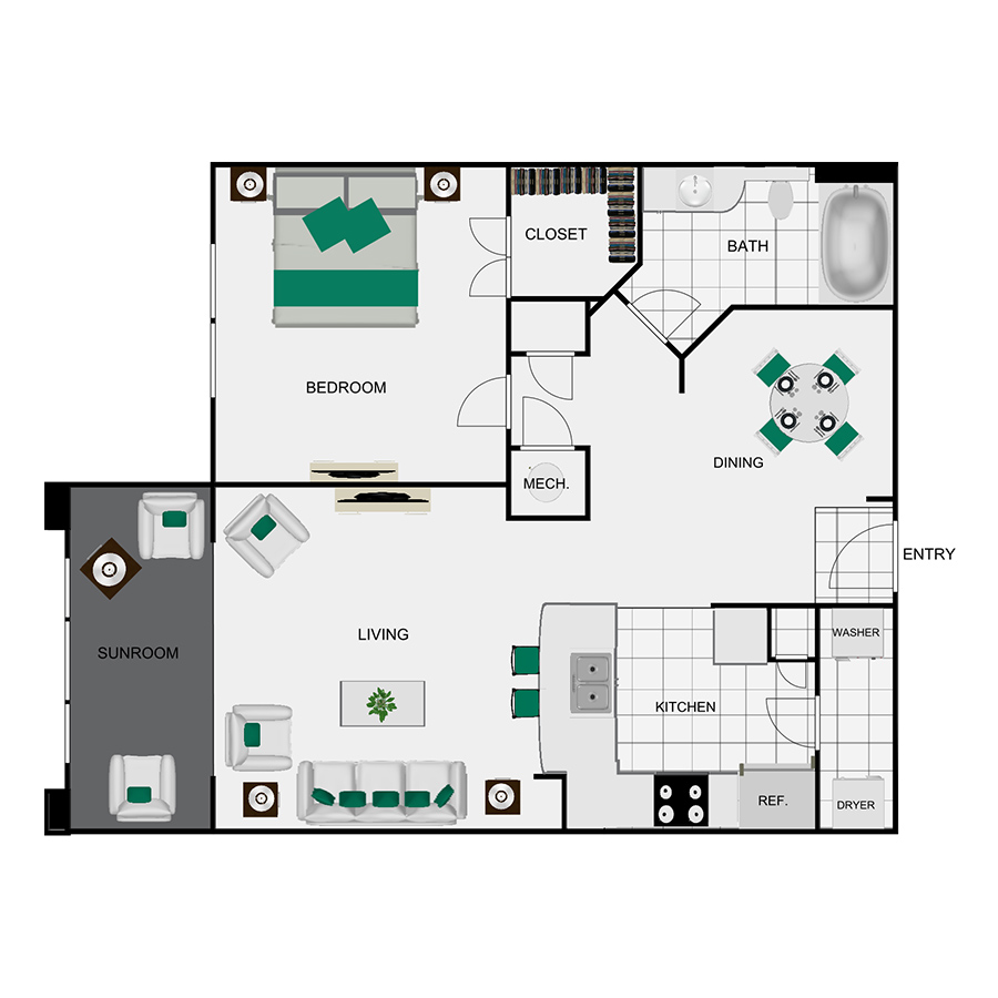 A6 floorplan layout