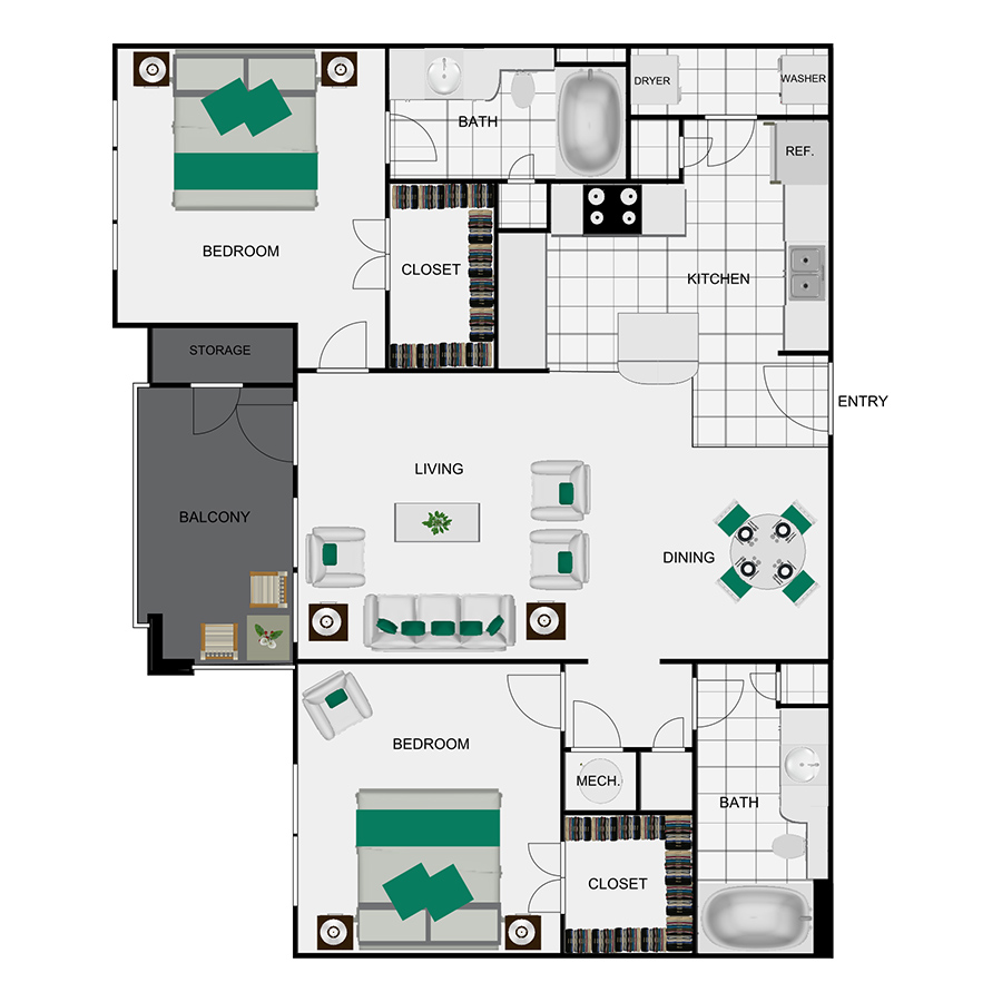 B1.P8 floorplan layout
