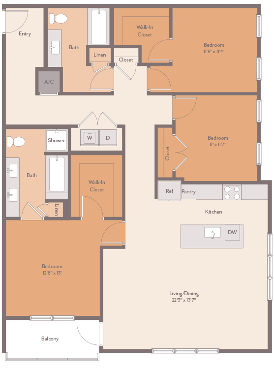 C1 floorplan layout