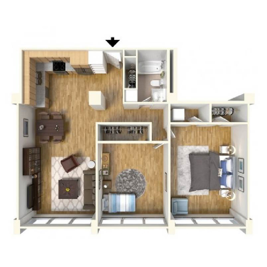 Emerald floorplan layout