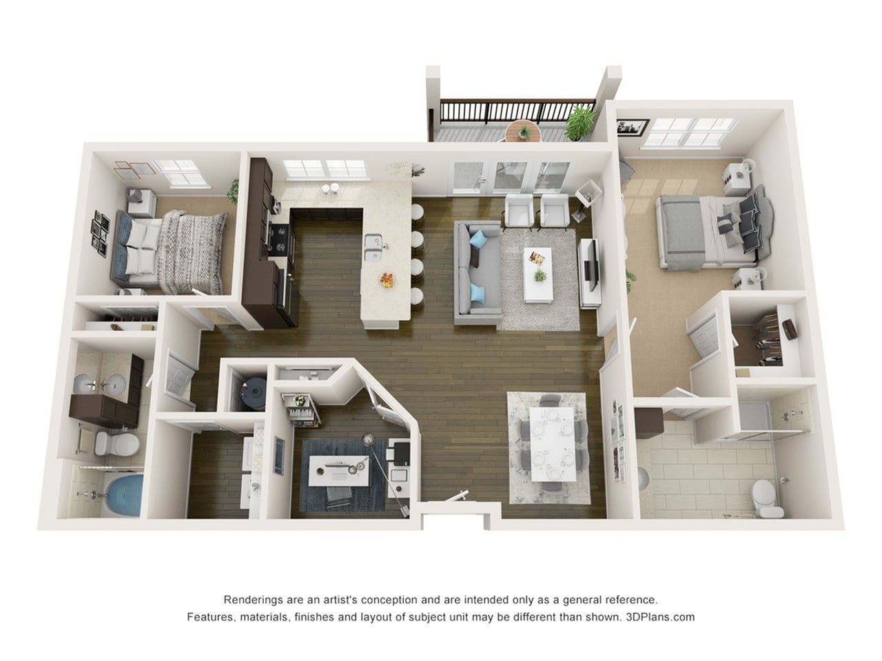 B2HC floorplan layout