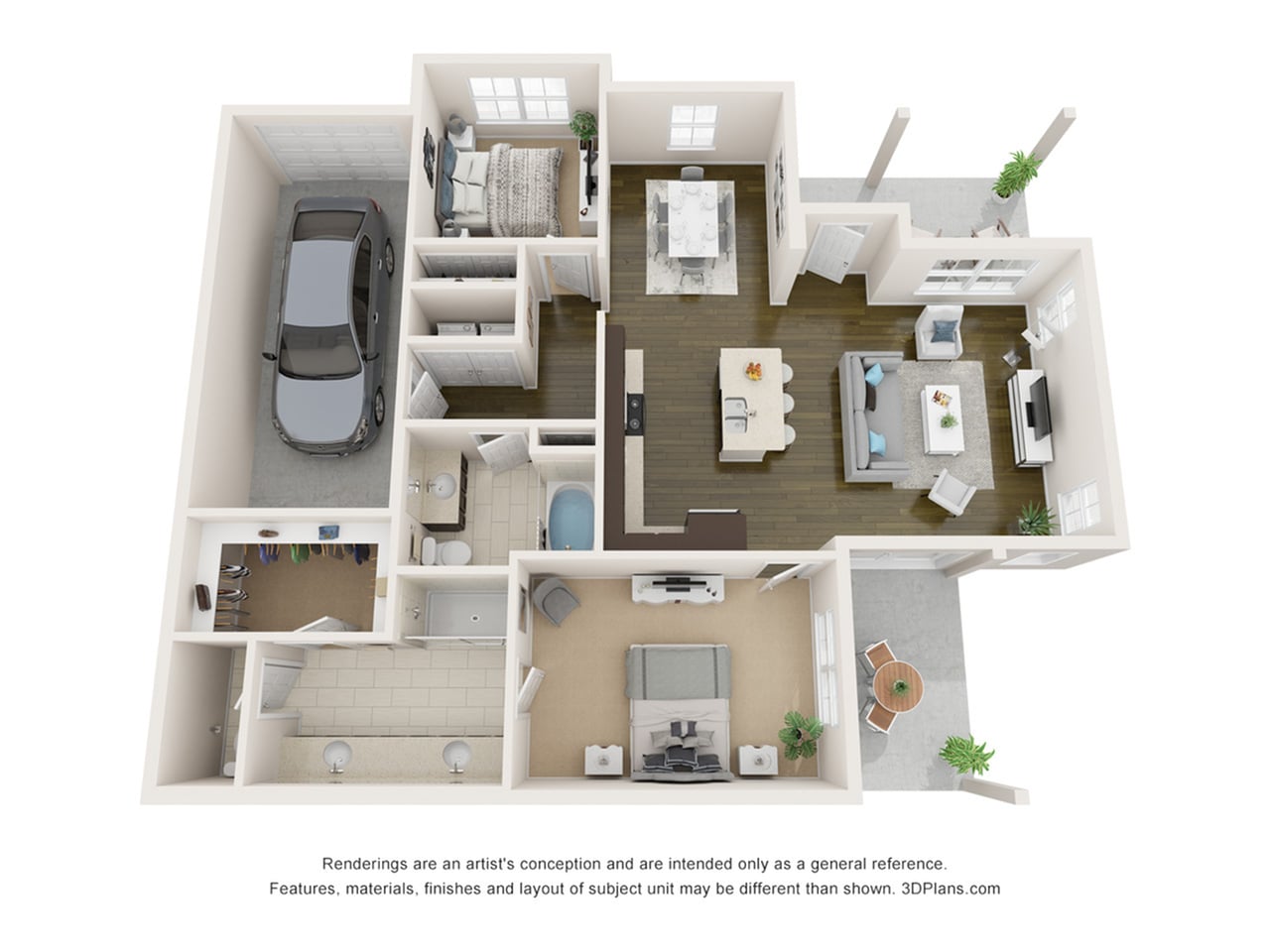 CHC floorplan layout