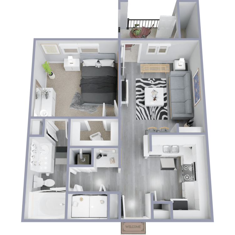 The Brookshire floorplan layout