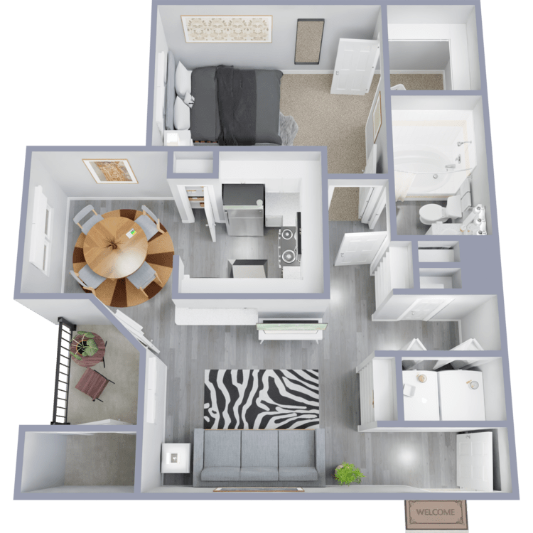 The Caspian floorplan layout