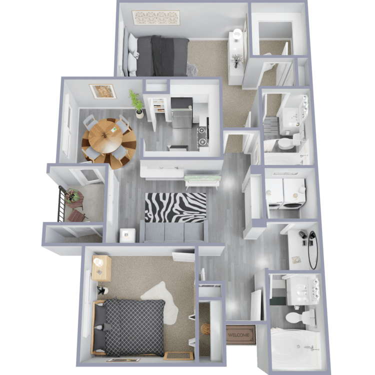 The Fox Chase floorplan layout
