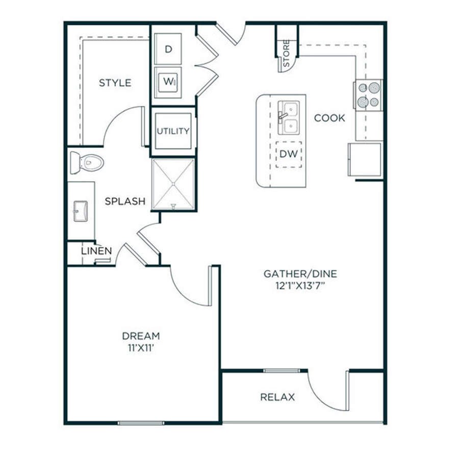 A2 floorplan layout