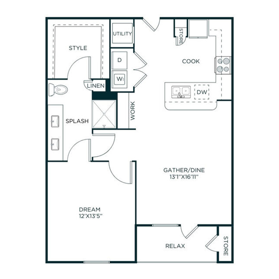 A3-A floorplan layout