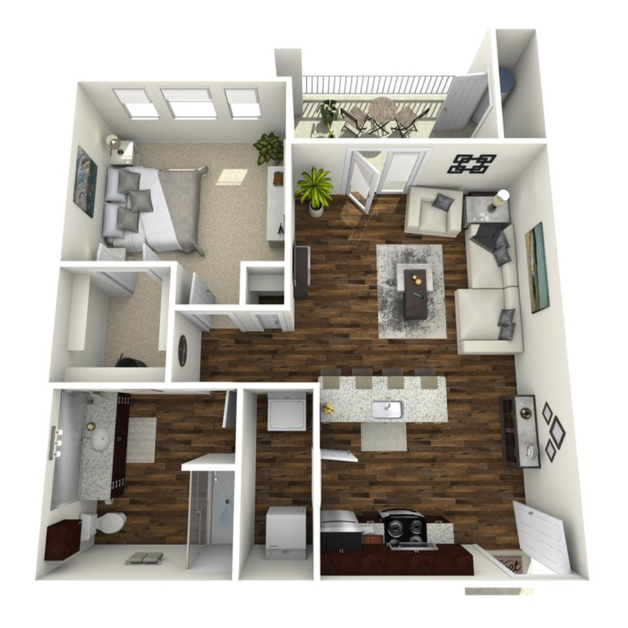 A2-HC floorplan layout