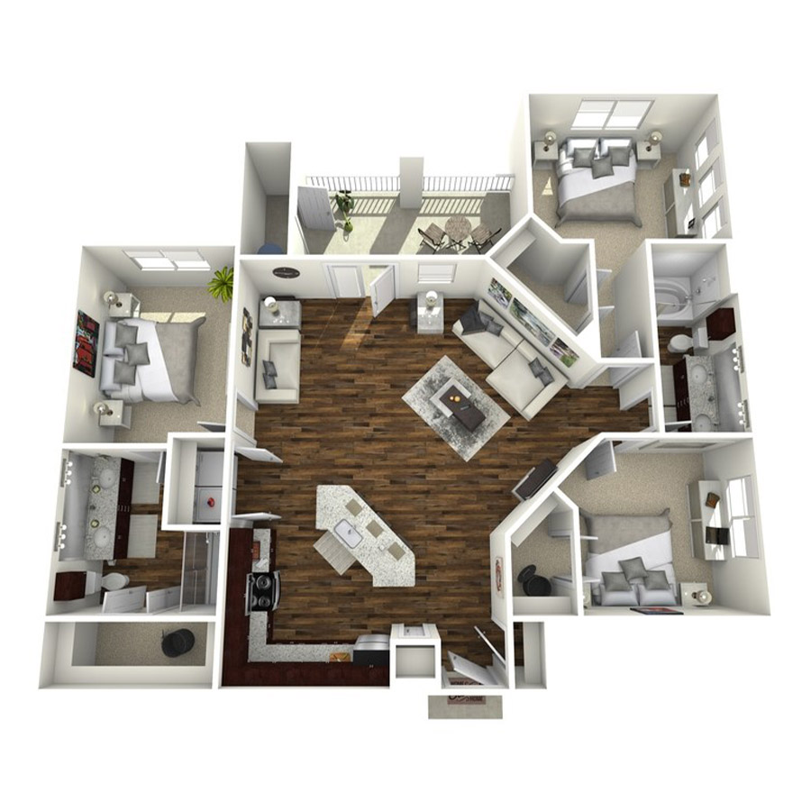 The Sterling floorplan layout