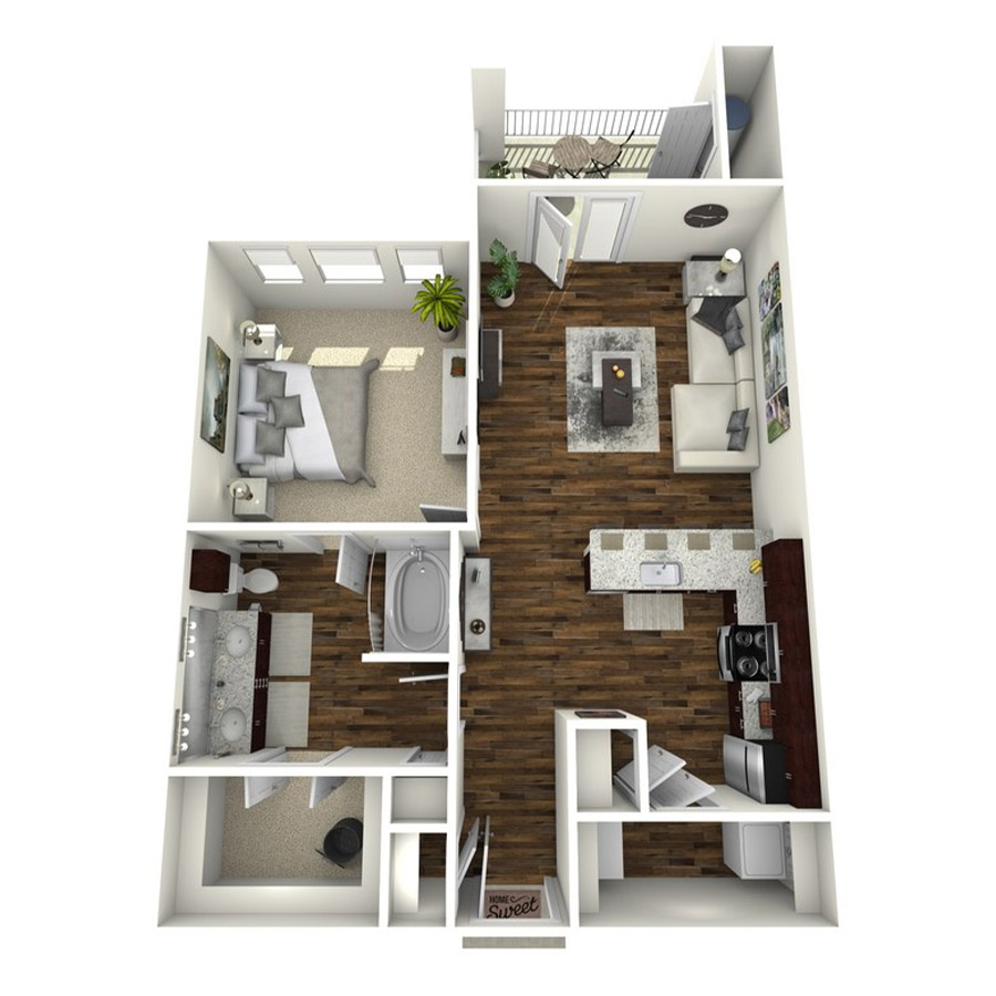 The Chesterfield floorplan layout