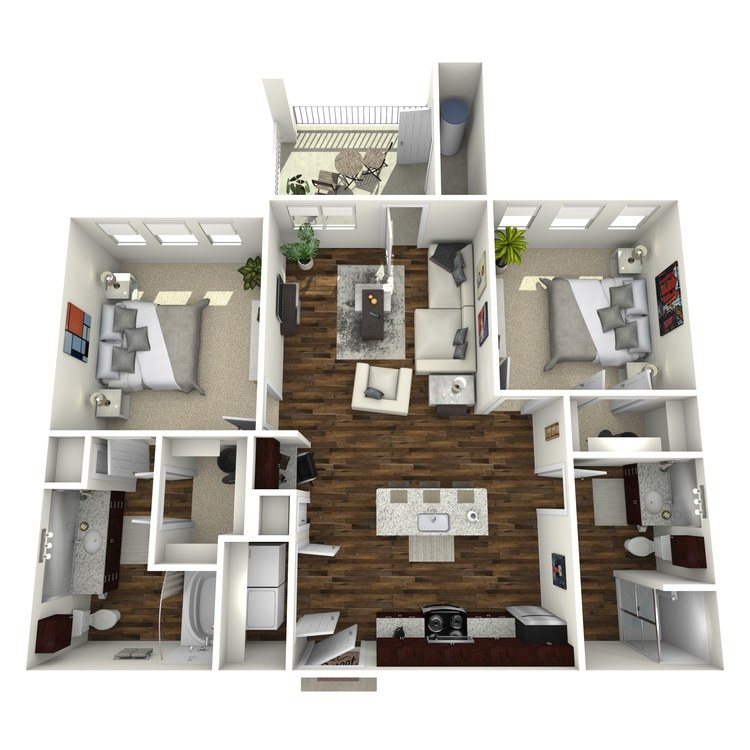 The Firethorne floorplan layout