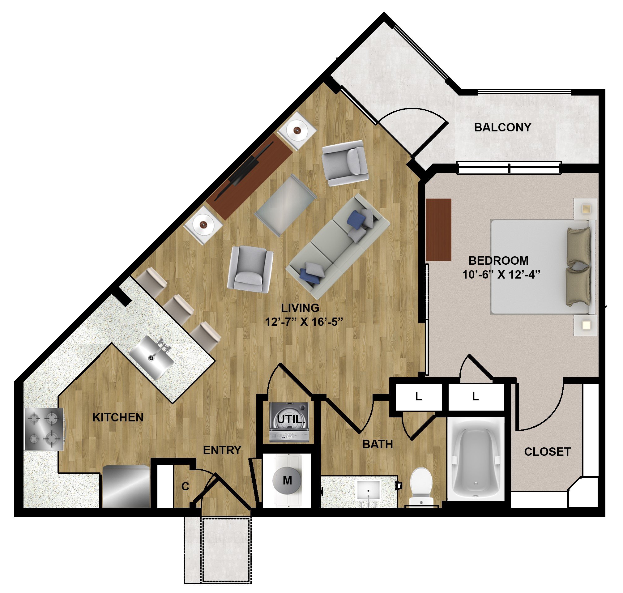 Abstract | A2(a) floorplan layout