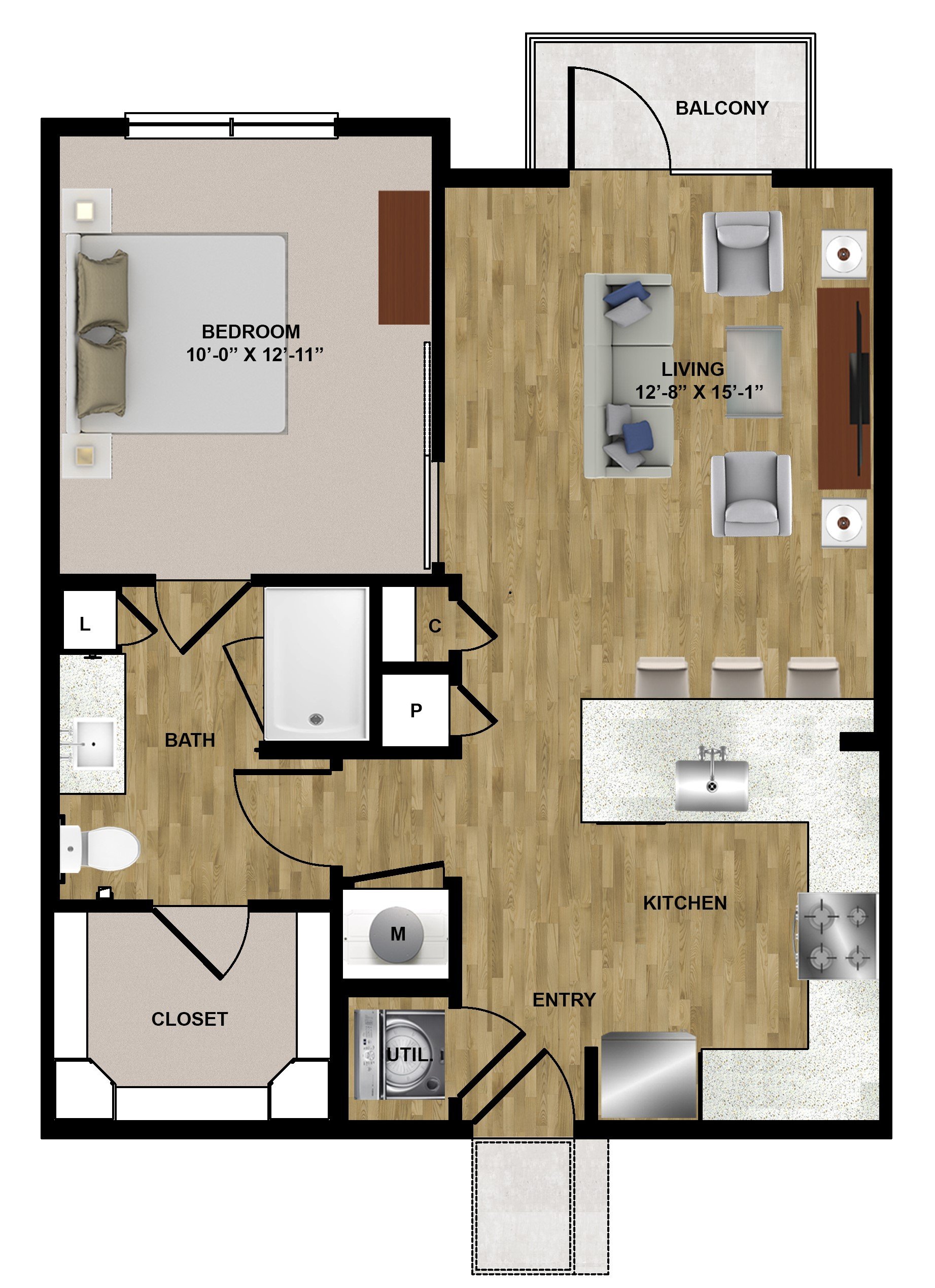 Modernist | A3(a) floorplan layout