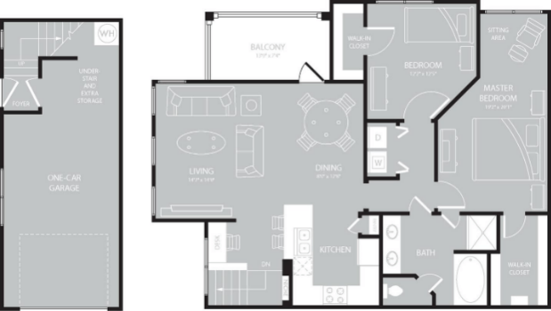 B2T floorplan layout