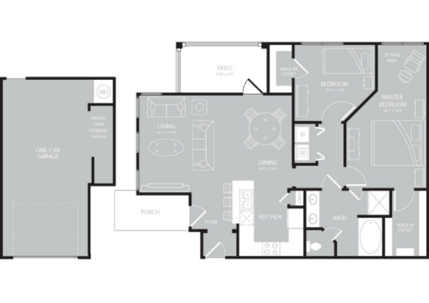 B1T floorplan layout