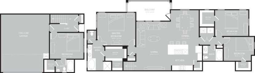 D1T floorplan layout
