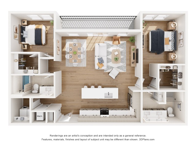 Apartment Home B1 floorplan layout