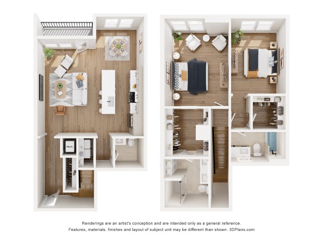 Apartment Home B2 floorplan layout