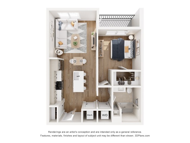 Apartment Home A2 floorplan layout