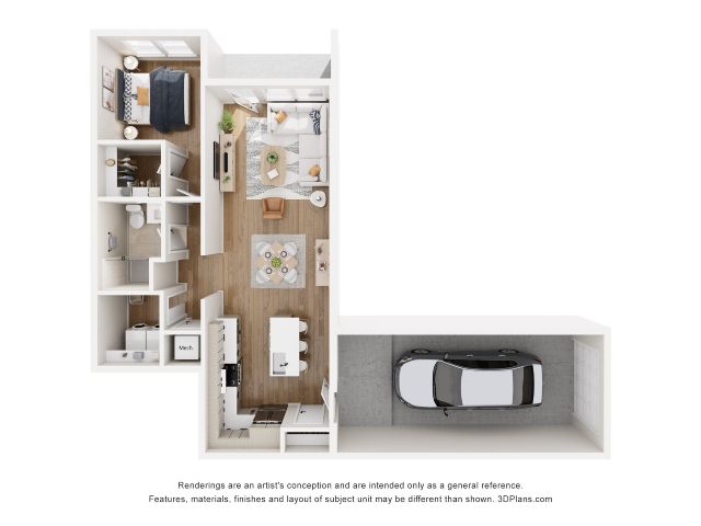 Apartment Home A3 floorplan layout