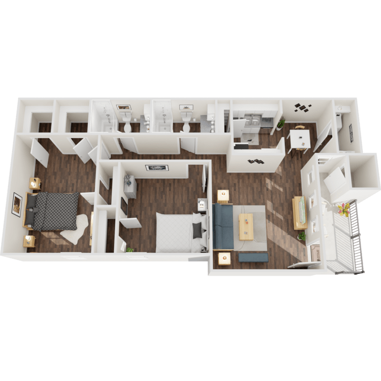 B2 floorplan layout