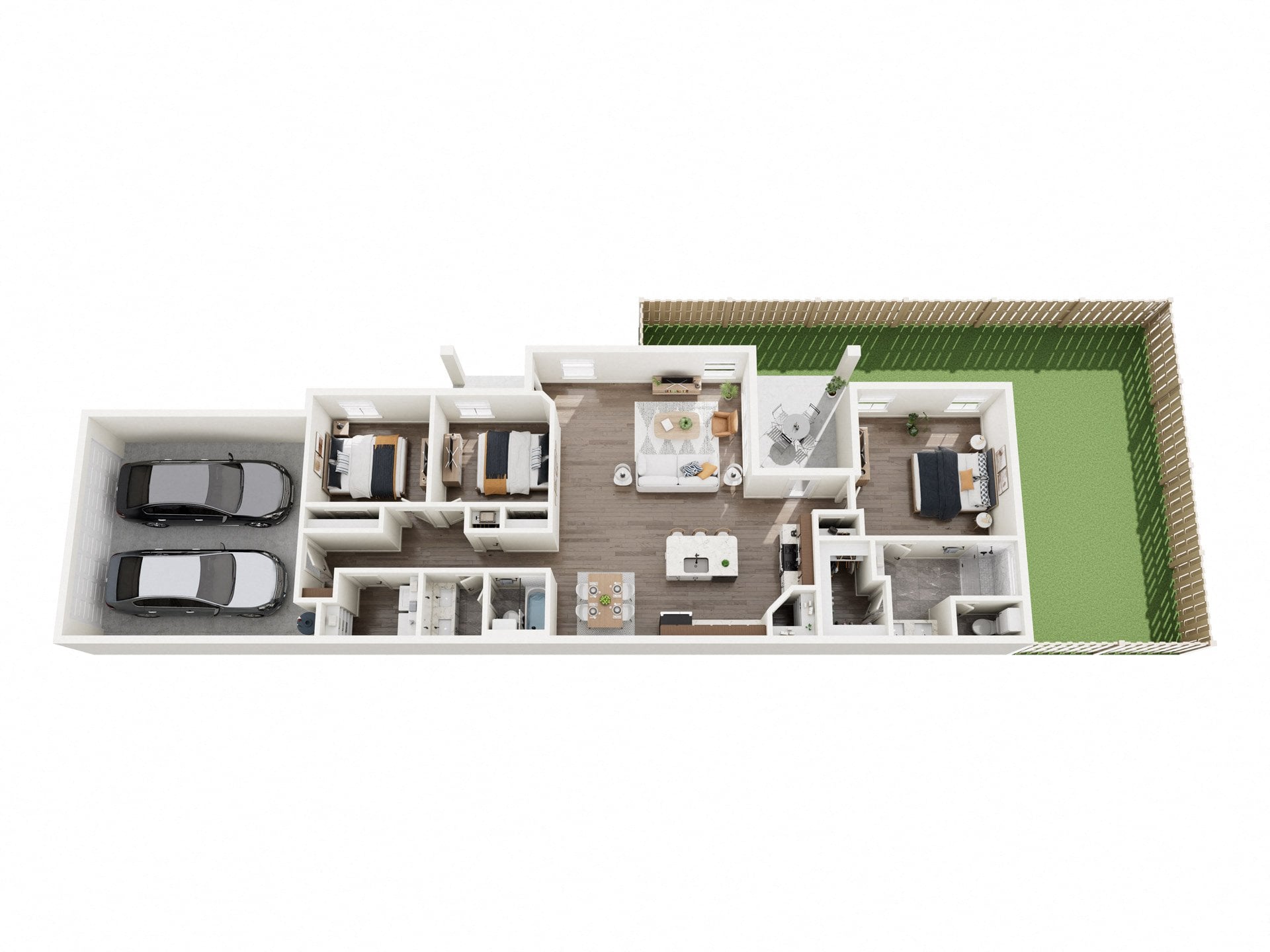 Clover floorplan layout