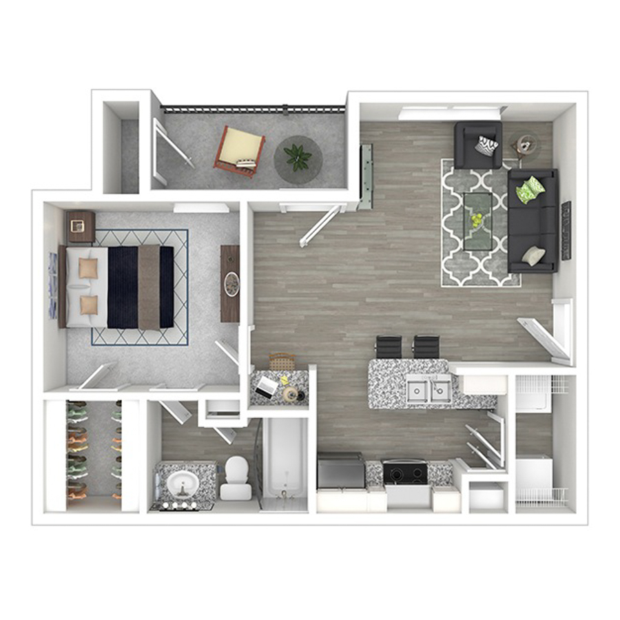 City Centre - Classic (A1) floorplan layout