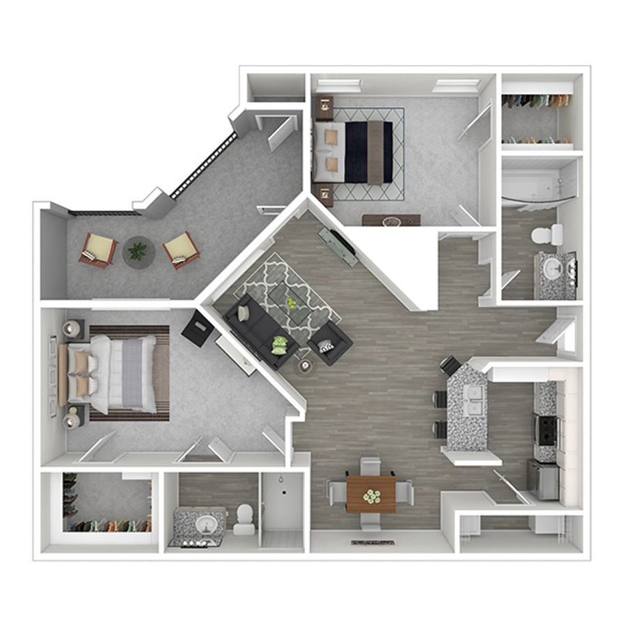 The Galleria - Classic (B2) floorplan layout