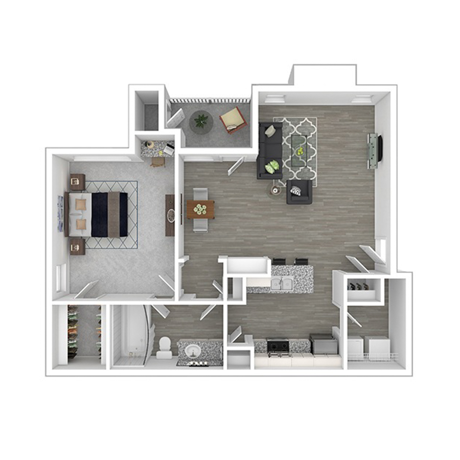 Memorial City - Classic (A2) floorplan layout